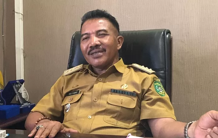 Camat Tenggarong Seberang, Tego Yuwono. ( Sumber istimewa)