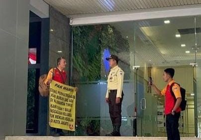 Buruh Kaltim, Di Kantor Menaker Jakarta/detik.com